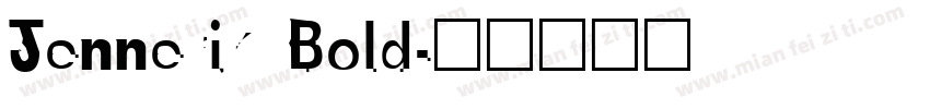 Jennerik Bold字体转换
